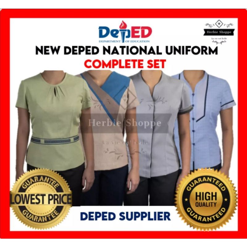DEPED FEMALE COMPLETE SET TEACHERS UNIFORM 2021 Shopee Philippines
