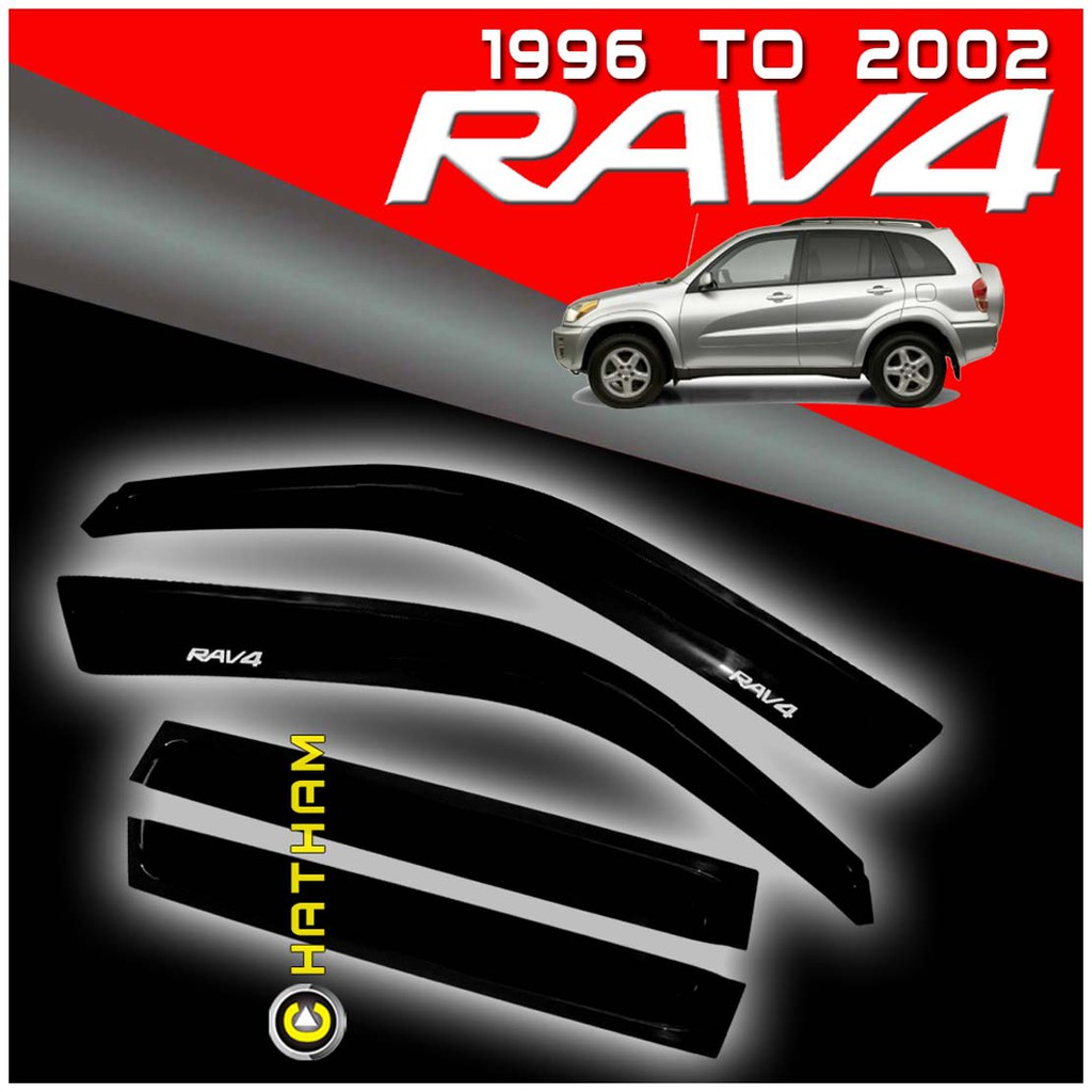 Rain Visor for Toyota Rav4 2001 2002 2003 2004 2005 ( Gen 2 ) Shopee