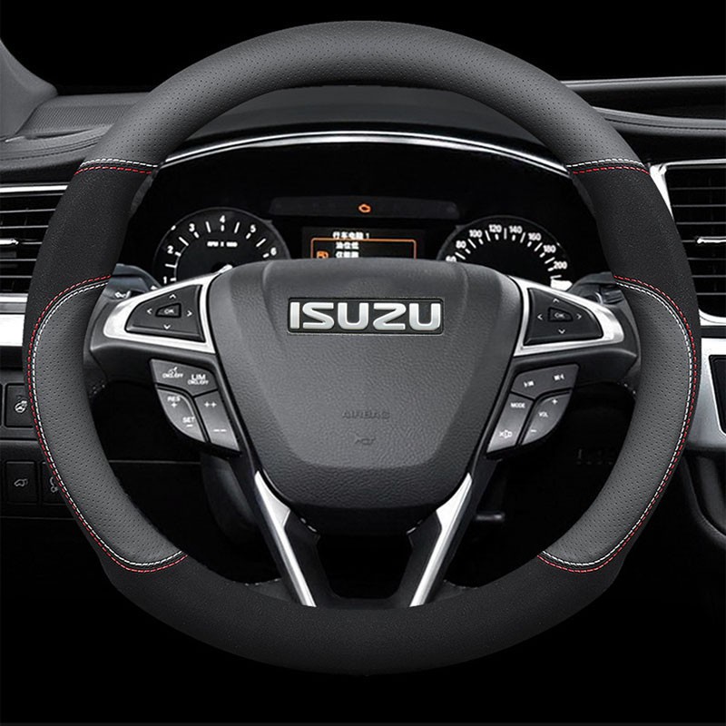 Isuzu car steering wheel cover leather No Smell Thin breathable