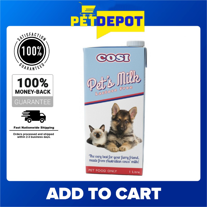[BEST SELLING] Cosi Pet's Milk For Dogs & Cats Lactose Free 1L Shopee