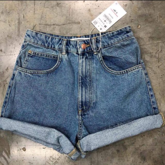 high waisted shorts zara
