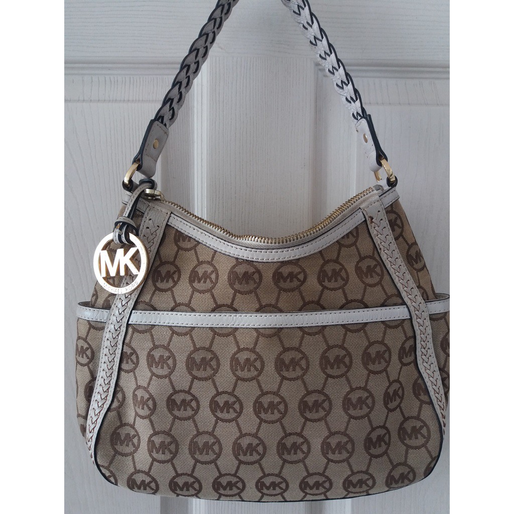 michael kors monogram shoulder bag