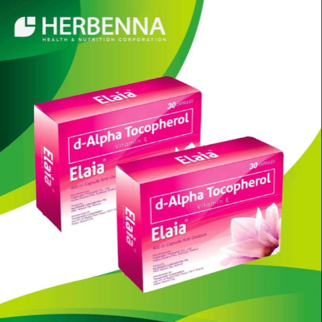 Elaia vitamin e (30capsules) | Shopee Philippines