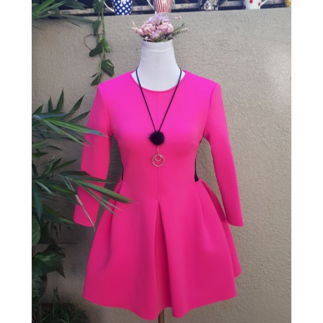neon cocktail dress