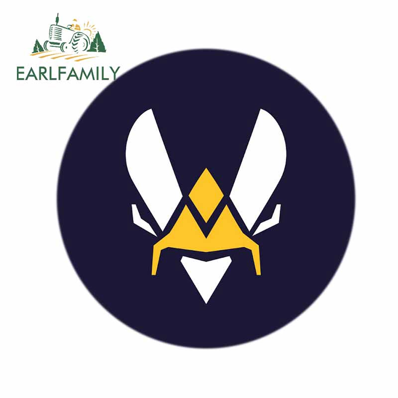 EARLFAMILY 13cm x 12.8cm for Team Vitality Logo Csgo Auto ...