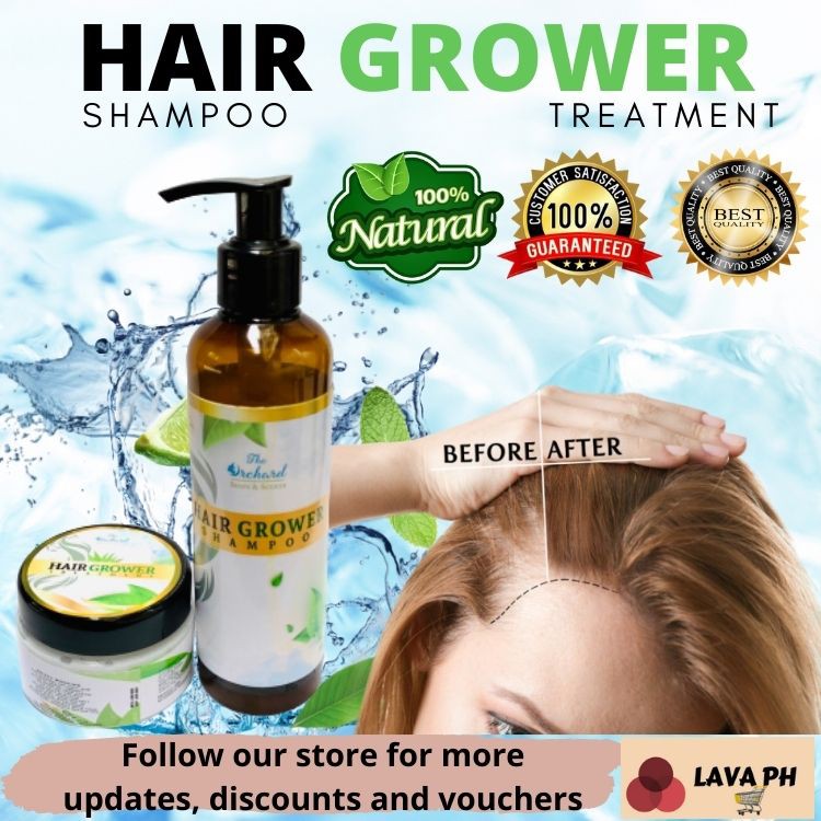 LAVA Organic Hair Grower Shampoo 250ml and Hair Treatment Set 150g for Hair  Regrowth Treatment | Shopee Philippines
