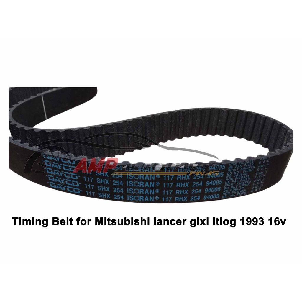 Timing Belt for Mitsubishi lancer glxi itlog 1993 16v ( 117t ) Shopee