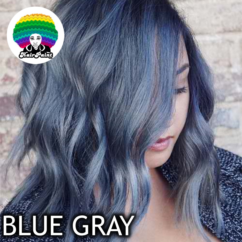 Blue Gray Cream Hair Dye