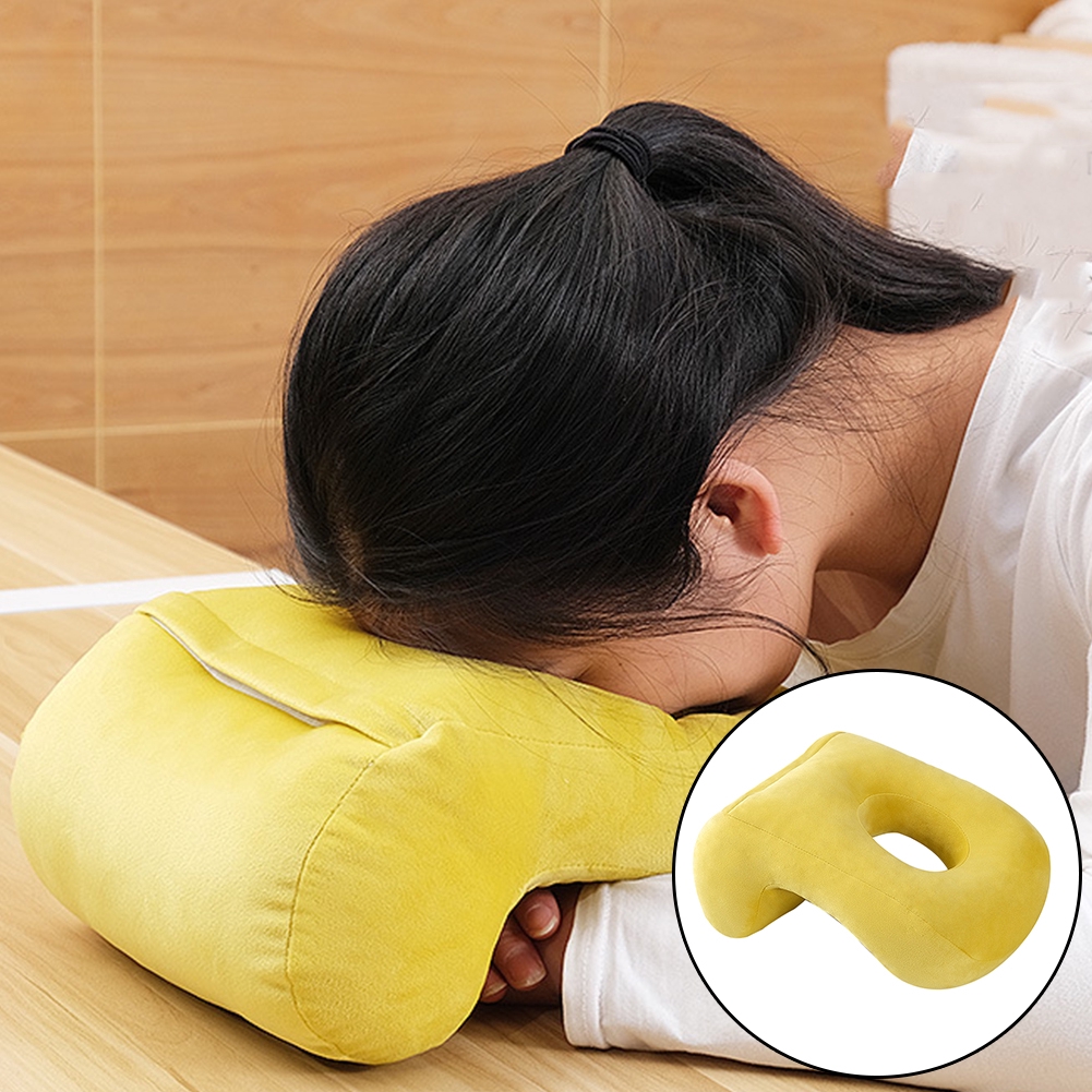 Solid Travel U Shaped Neck Support Multifunctional Desk Nap Pillow