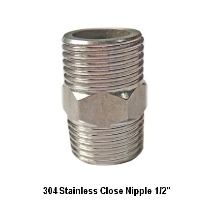 Stainless Pipe Fittings Closed Nipple 1 2 X 1 Shopee Philippines
