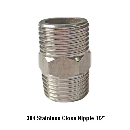 Stainless Pipe Fittings Closed Nipple 1 2 X 1 Shopee Philippines