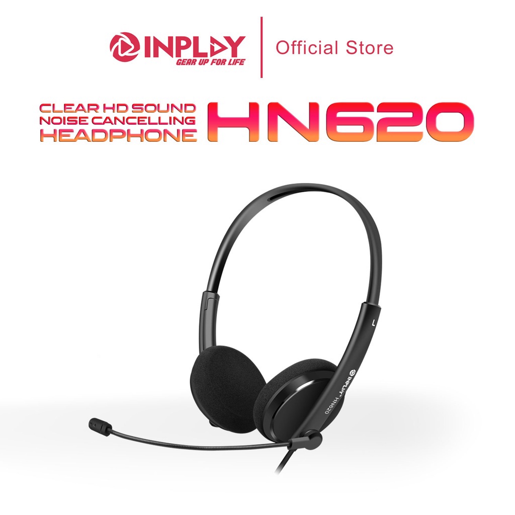 Inplay Hn620 Original USB Type Noise Cancelling headset with Microphone Shopee Philippines