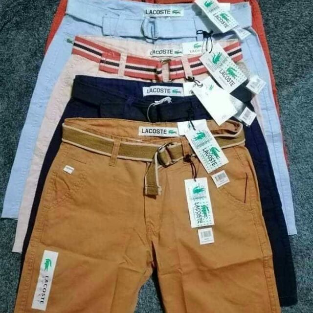 lacoste shorts sale mens