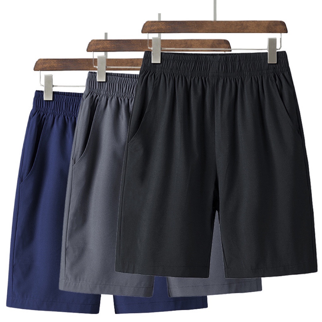 Fashion Plain Taslan Shorts Quick-Drying Shorts | Shopee Philippines