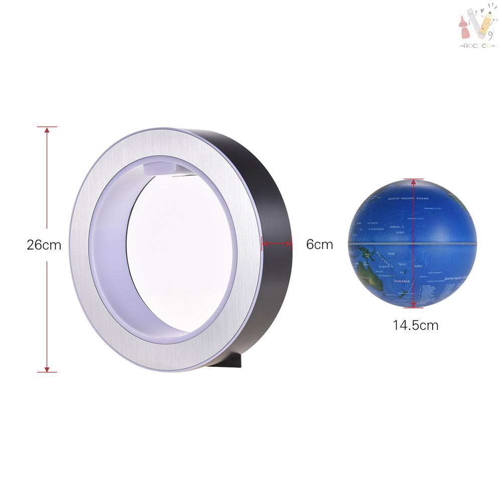 Cod 6 Inch Magnetic Levitation Floating Globe Colorful