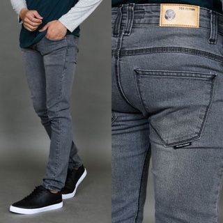 PRIA Men's Denim Long Jeans Adult Slim Fit Premium/Men's Long Jeans Street Skinny Model Original/Stretch Long Jeans Plain Denim Distro Skinny Latest #1