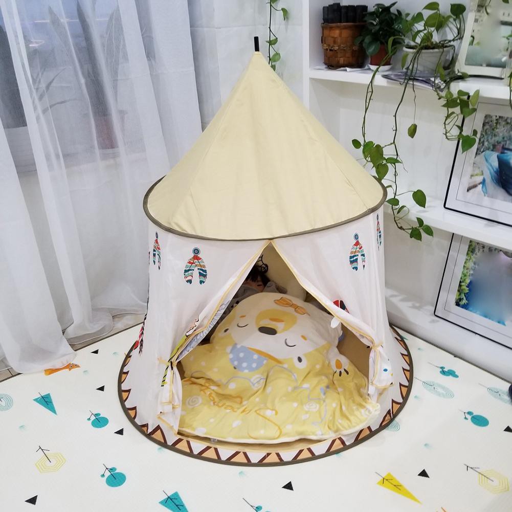 Taylor Portable Kids Teepee Tent Princess Castle Baby Indoor