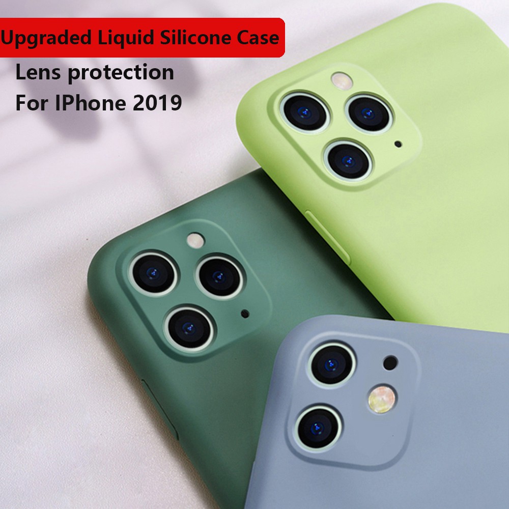 For IPhone 11 Pro Max For IPhone11 Pro i11 Pro Max Casing Soft Silicone Simple Shockproof Rear