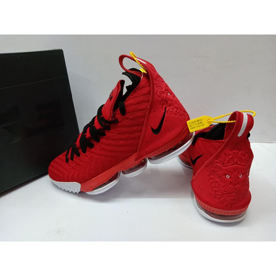 lebron 16 red white