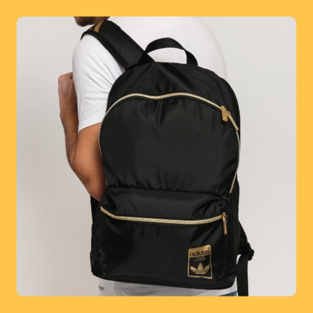 adidas gold and black bag