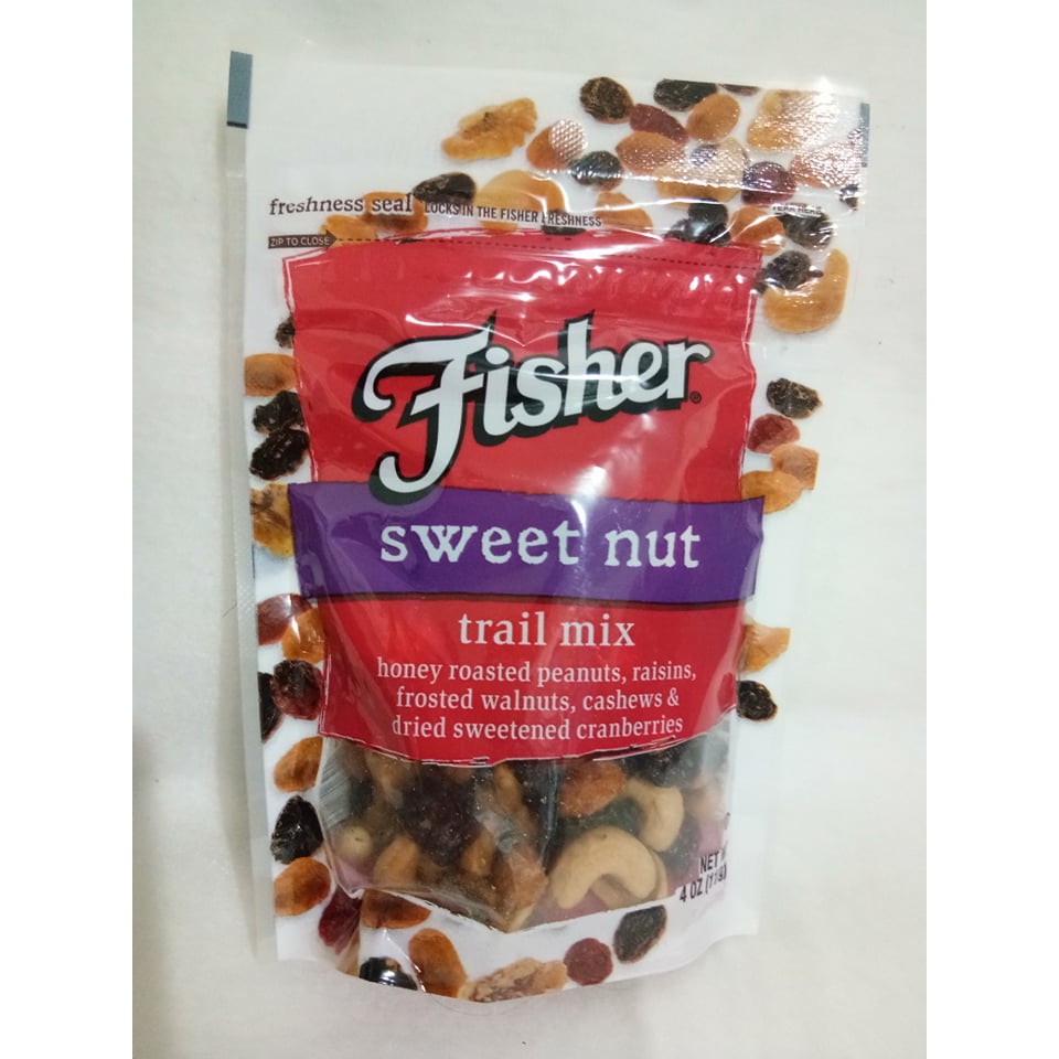 Fisher Trail Mix Sweet Nut Mix (4oz / 113g) USA Shopee Philippines