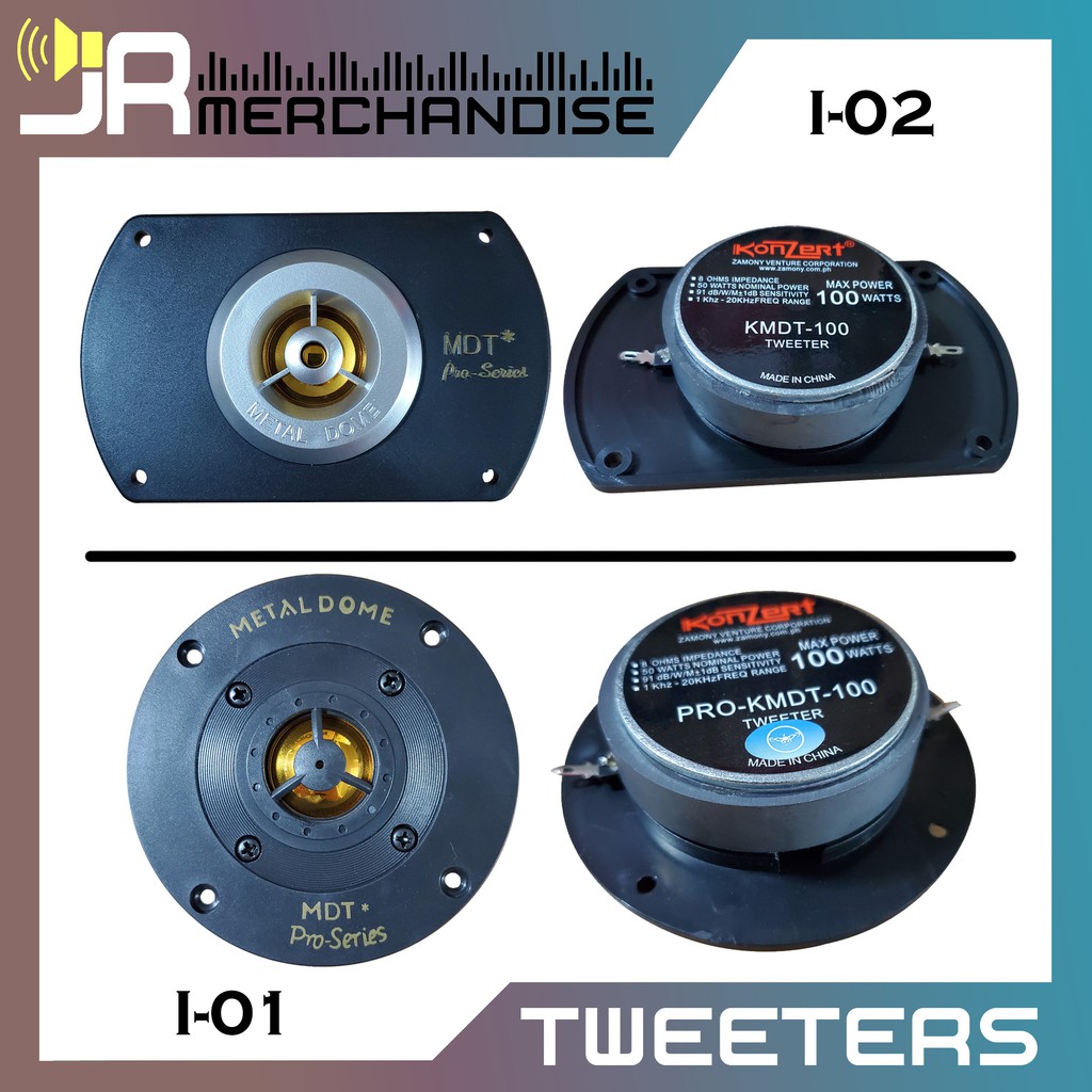 konzert metal dome tweeter