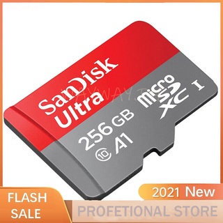 【WAY】Ready Stock SanDisk 512GB Memory Card Micro sd card 256GB 128GB 64GB 32GB 16GB Class10 UHS-1 flash card Memory Microsd A1 TF/SD Card