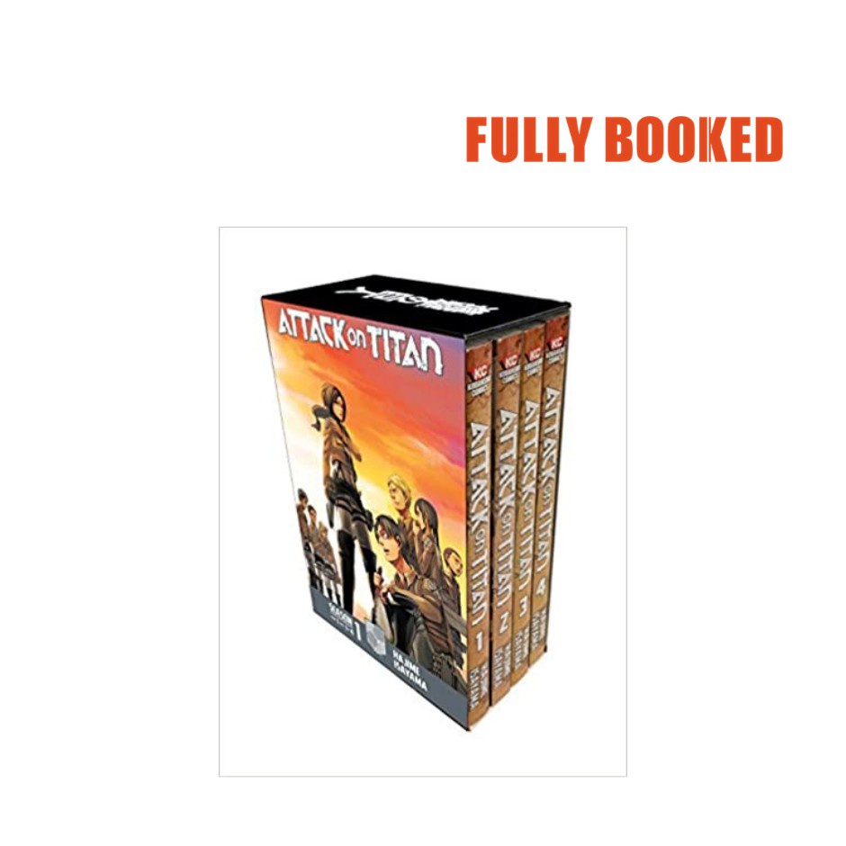 Attack On Titan Season 1 Part 1 Manga Box Set Paperback By Hajime Isayama Shopee Philippines