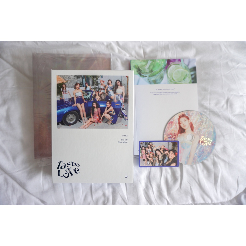 Twice Taste Of Love Alcohol Free 10th Mini Album Sealed Unsealed No Poster No Pob Shopee Philippines