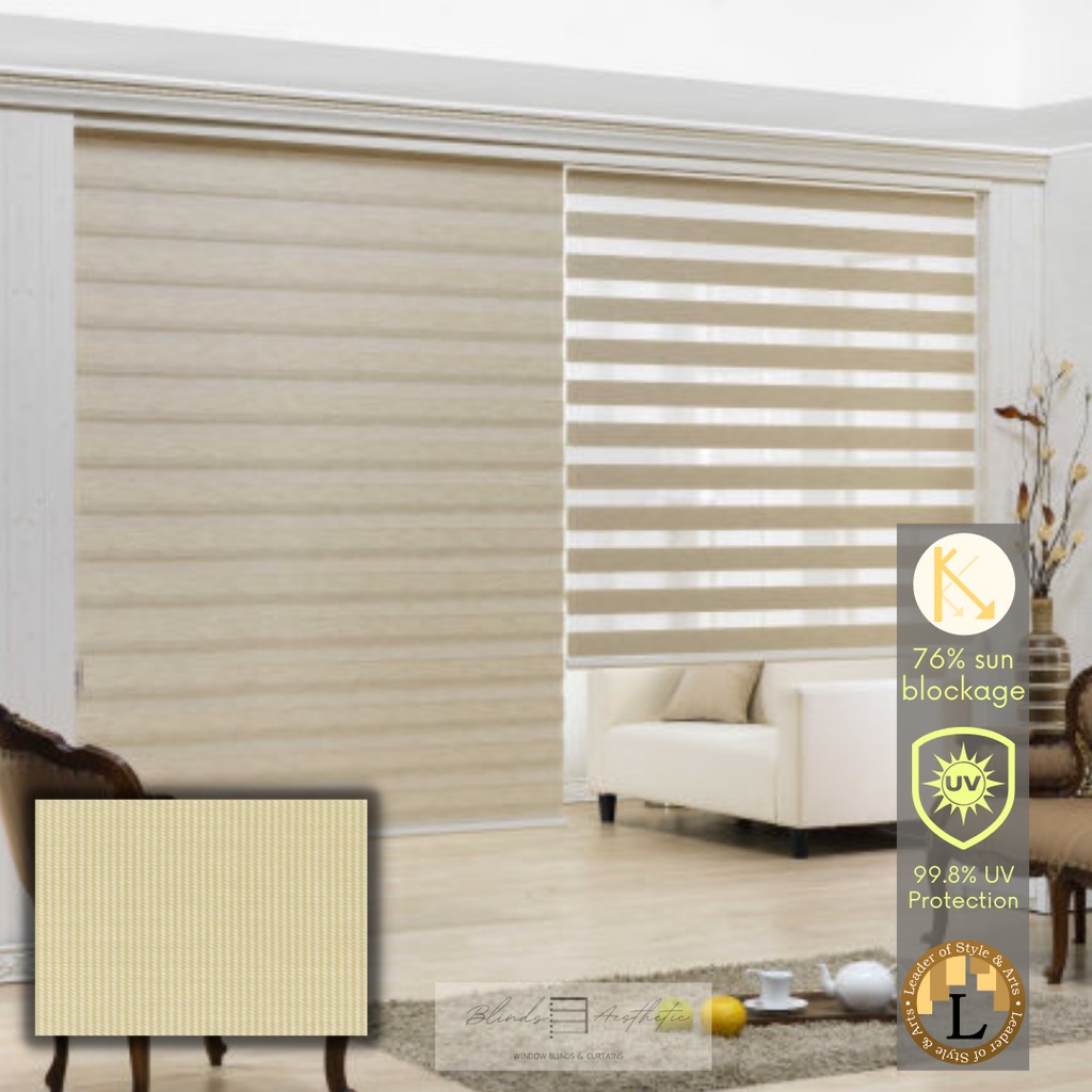 (B508 BEIGE) BASIC/NATURAL Korean Window Blinds LOSA - we customize ...