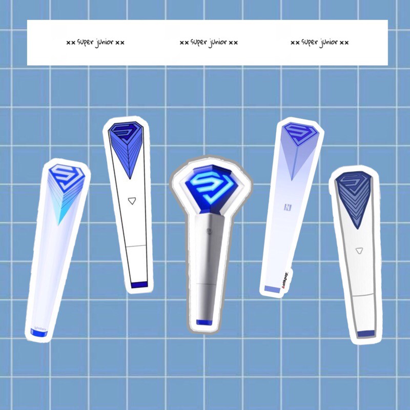 super junior kpop lightstick sticker waterproof glitter vinyl per piece shopee philippines