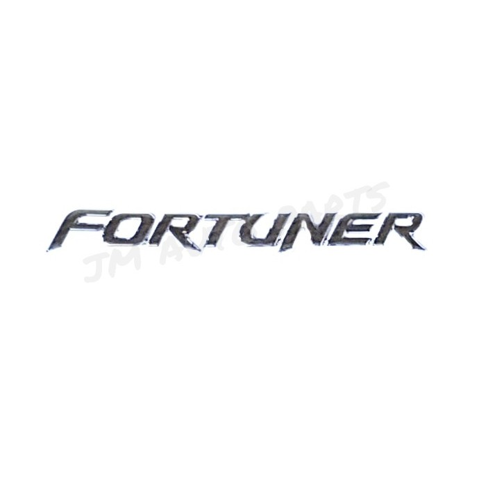 Fortuner Emblem Logo Decal Name (24.5 x 2.7cm) Shopee Philippines