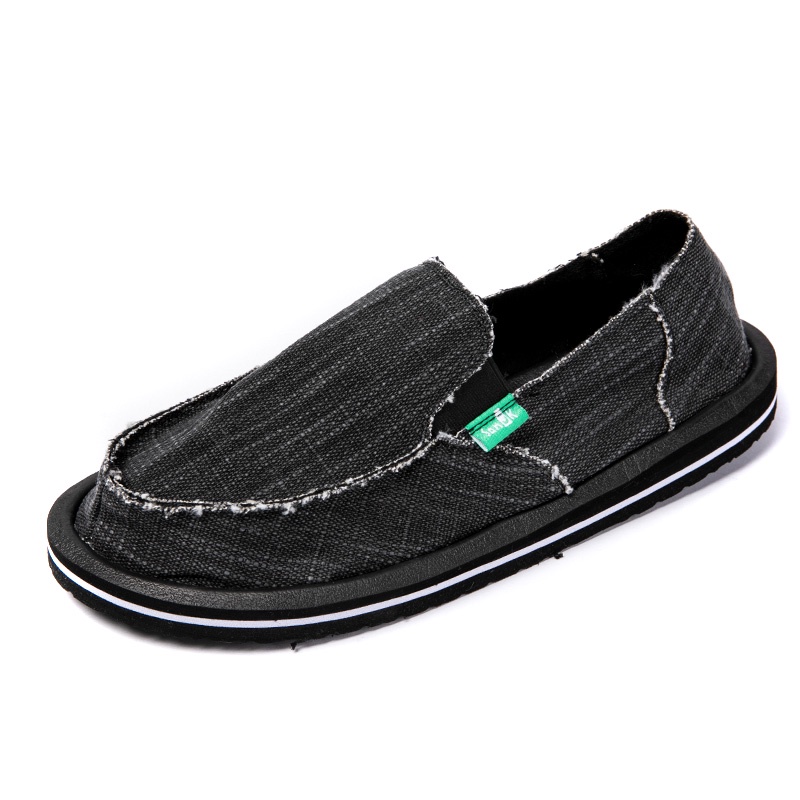 sanuk black shoes