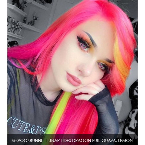 Lunar Tides Neon Dragon Fruit ☾ Semi-Permanent Neon Pink Hair Dye -  ilovetodye | Shopee Philippines