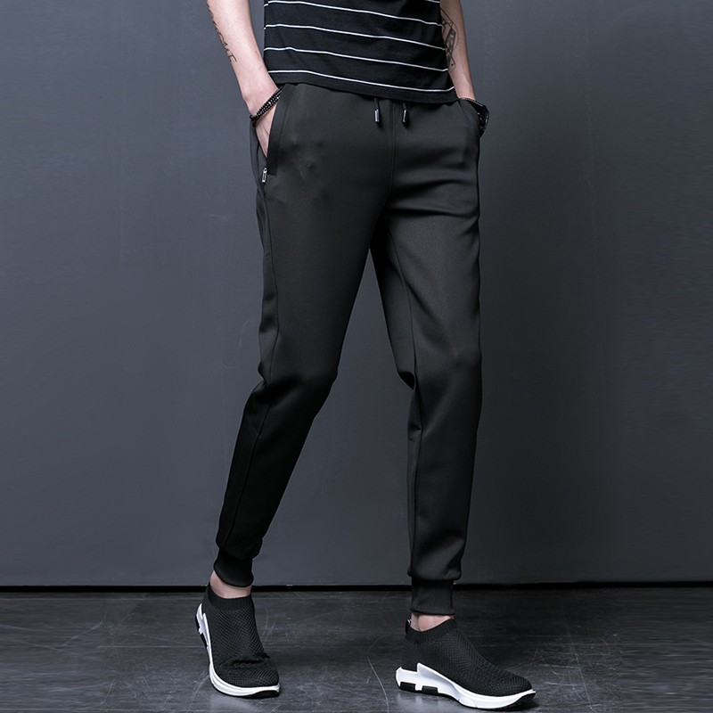 Men's Jogger Pants Trend Casual Plain Jogger Pants For Men | Shopee ...