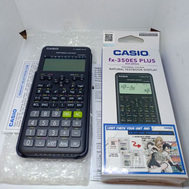 Casio fx-350ES PLUS / fx350es plus / fx 350es plus 2nd Edition ...