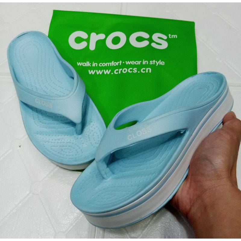 Crocs One-Finger Sandals Slippers - Womens | Shopee Philippines
