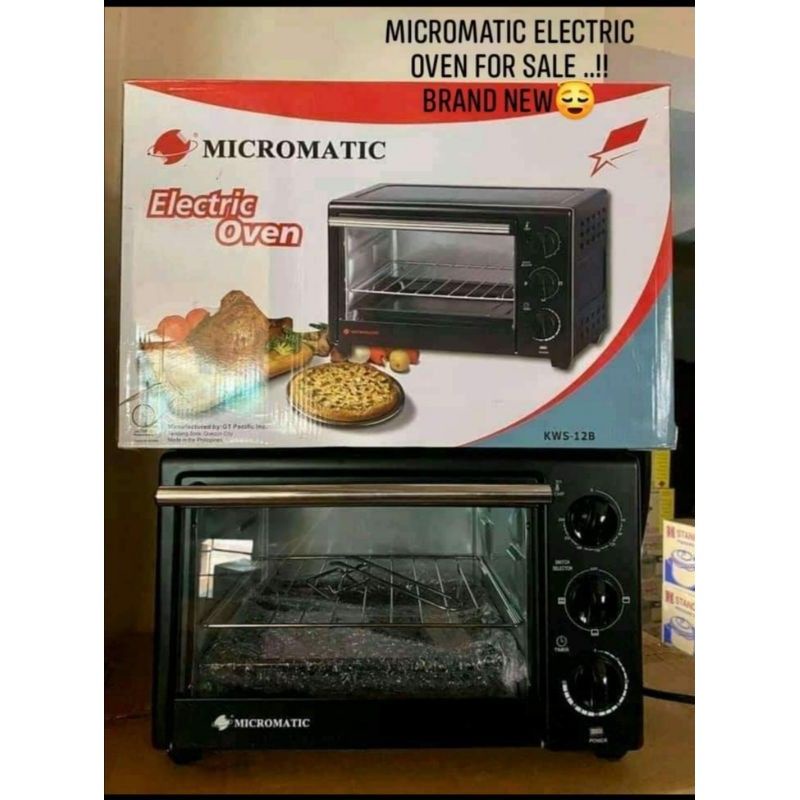 MICROMATIC ELECTRIC OVEN KWS12B Shopee Philippines