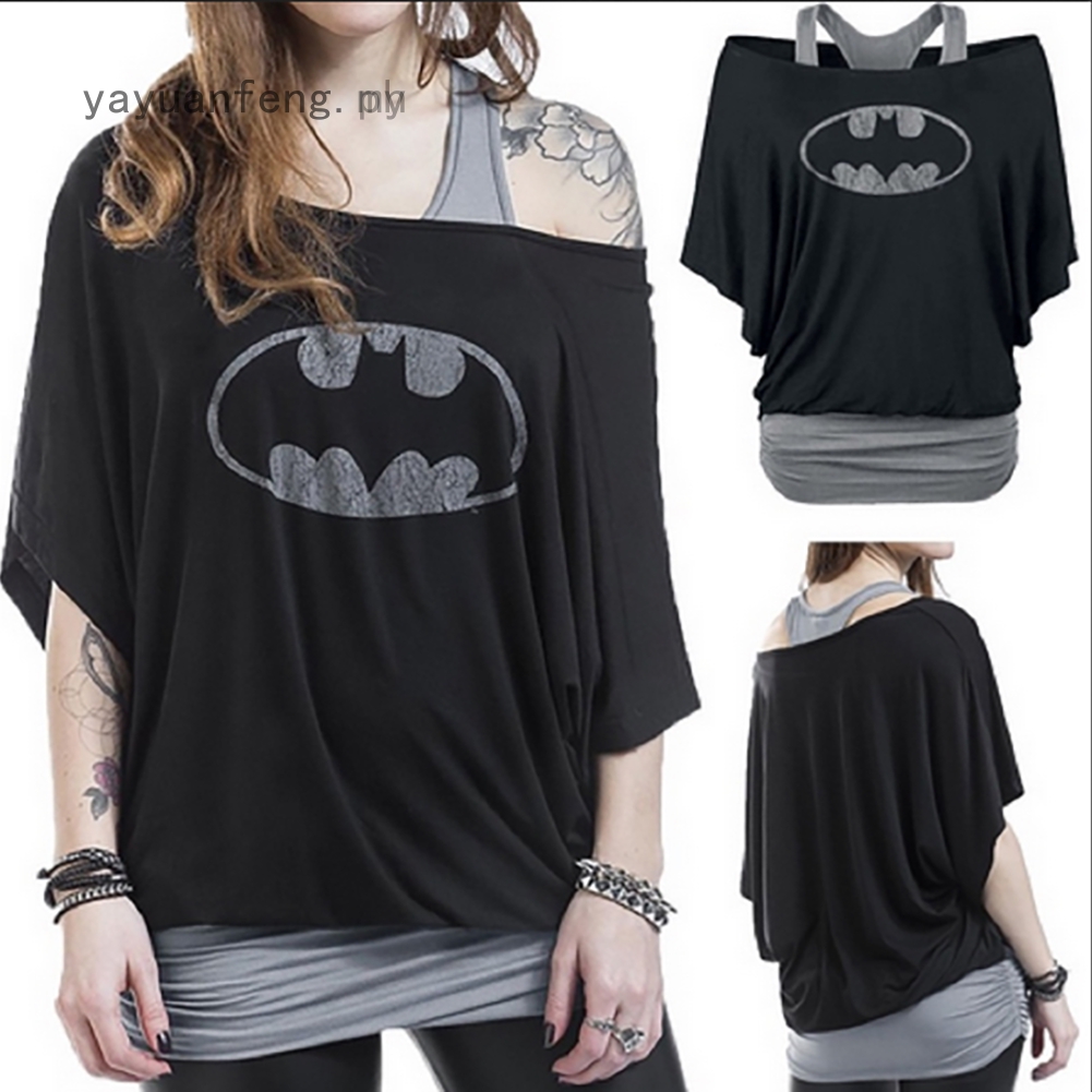 plus size womens batman shirt