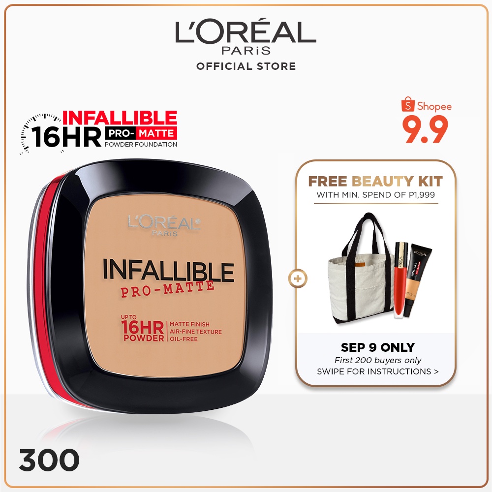 LOreal Paris Infallible Pro-Matte Pressed Powder Foundation