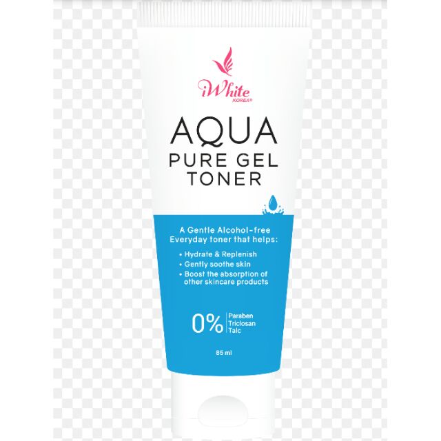 iwhite korea aqua pure gel toner
