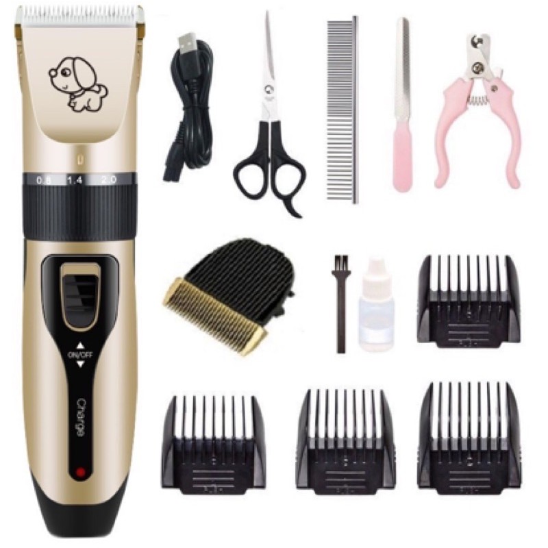 Electric Pet Cat Dog Hair Trimmer Grooming Set | Pet Hair Clipper | Pet ...