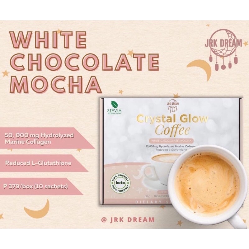CRYSTAL GLOW COFFEE WHITE CHOCOLATE MOCHA by JRKDREAM