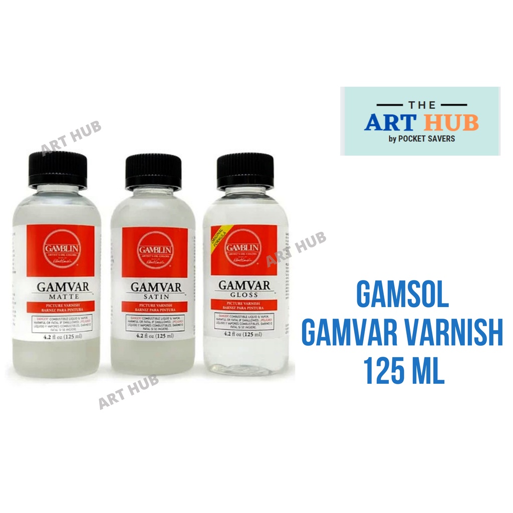 Art Hub Gamblin Gamvar Varnish 125 ml Shopee Philippines