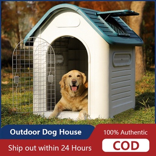 Dog kennel Outdoor Dog House rain proof sunscreen Large dog cage waterproof kennel cat house