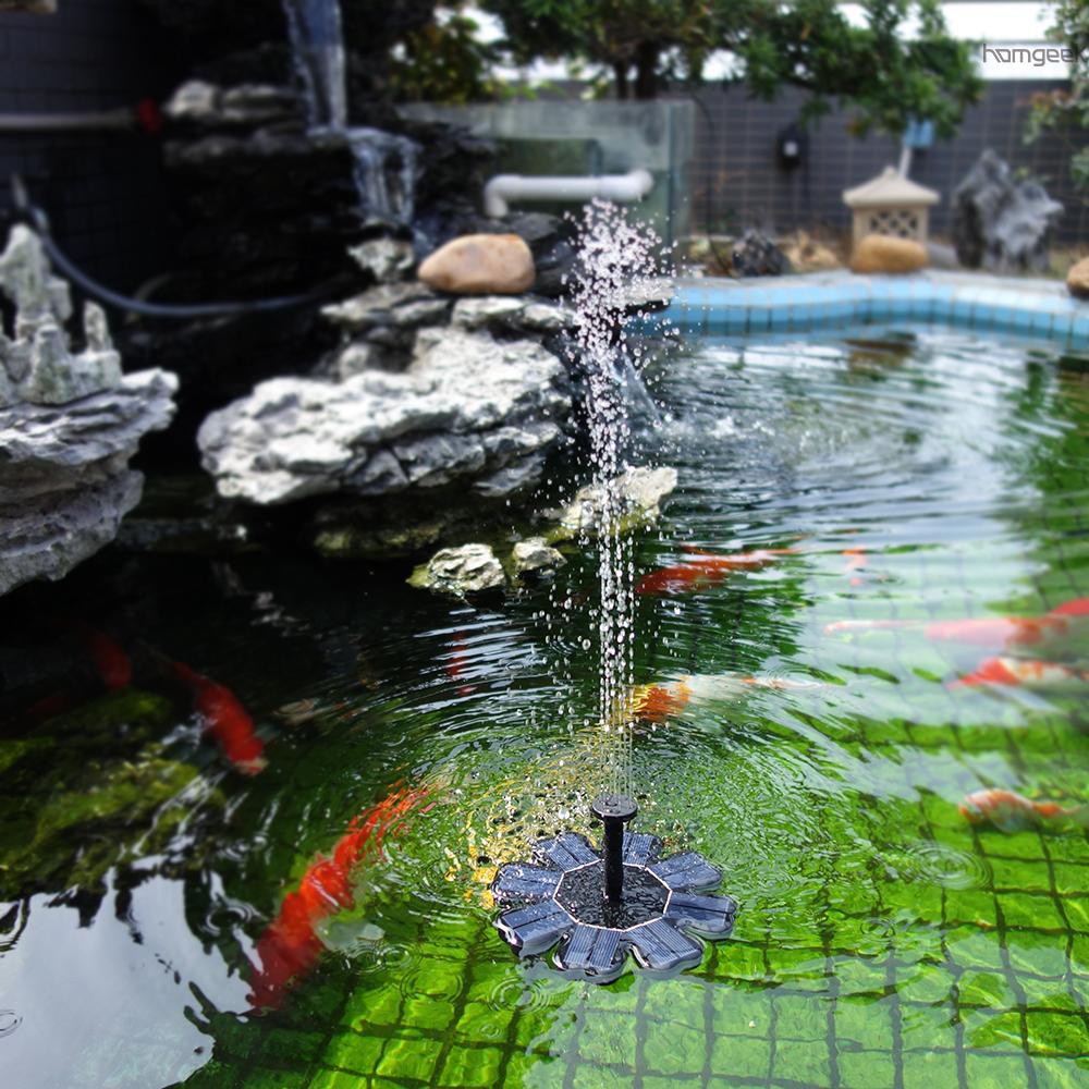 Anself Solar Powered Fountain 8v 1 6w Solar Panel Water Floating Fountain Brushless Water Pump Kit For Bird Bath Pond Ga Shopee Philippines