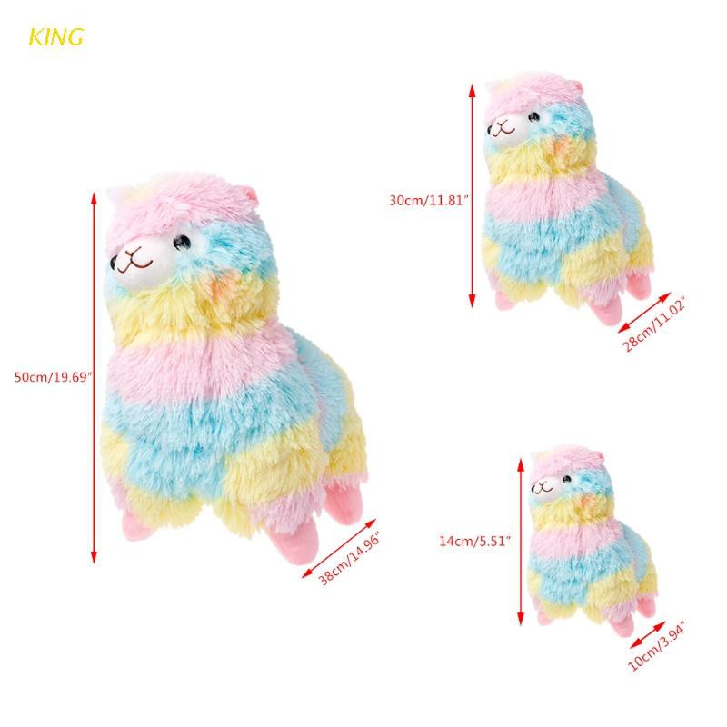 alpaca stuffed animal rainbow