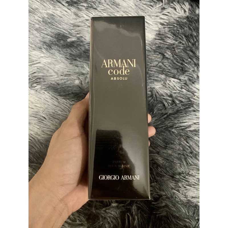Armani Code Absolu Parfum by Armani 110ml Shopee Philippines