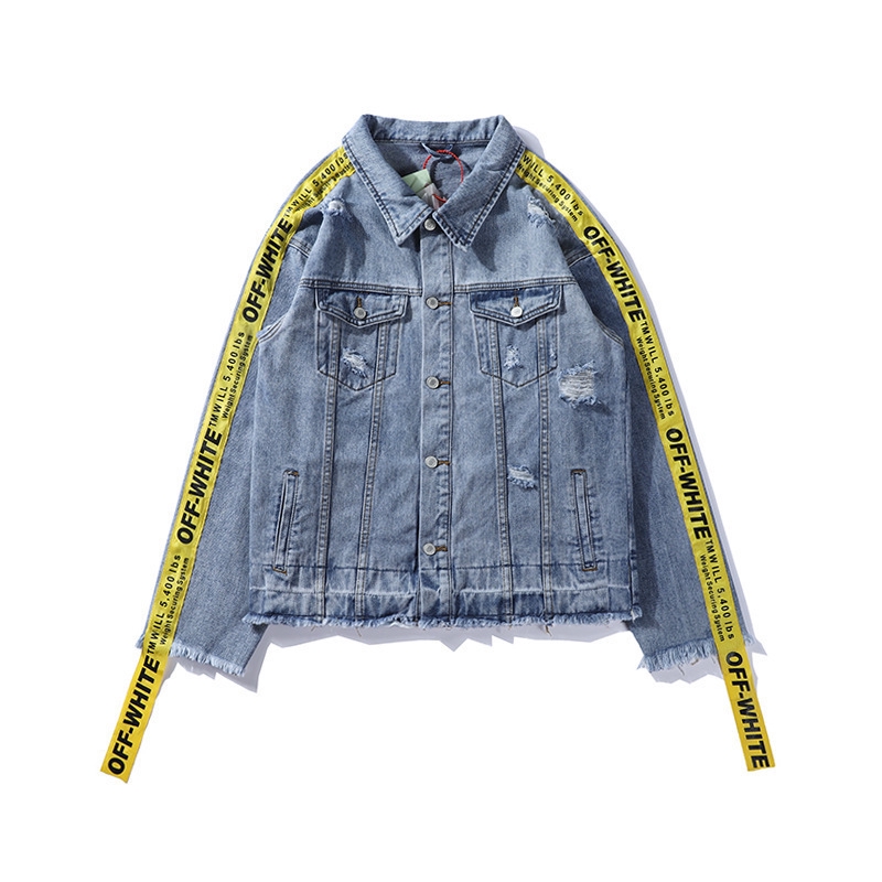 Off-White Denim Jacket | Shopee Philippines