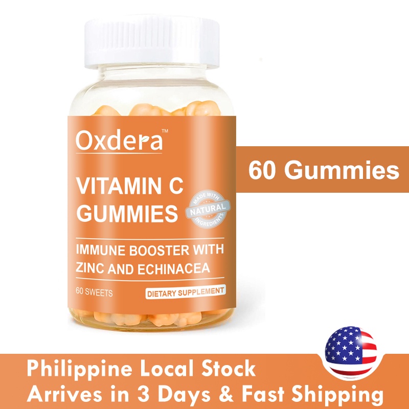 Oxdera Vitamin C Gummies 250mg with Zinc Immune Booster Adults Gummy